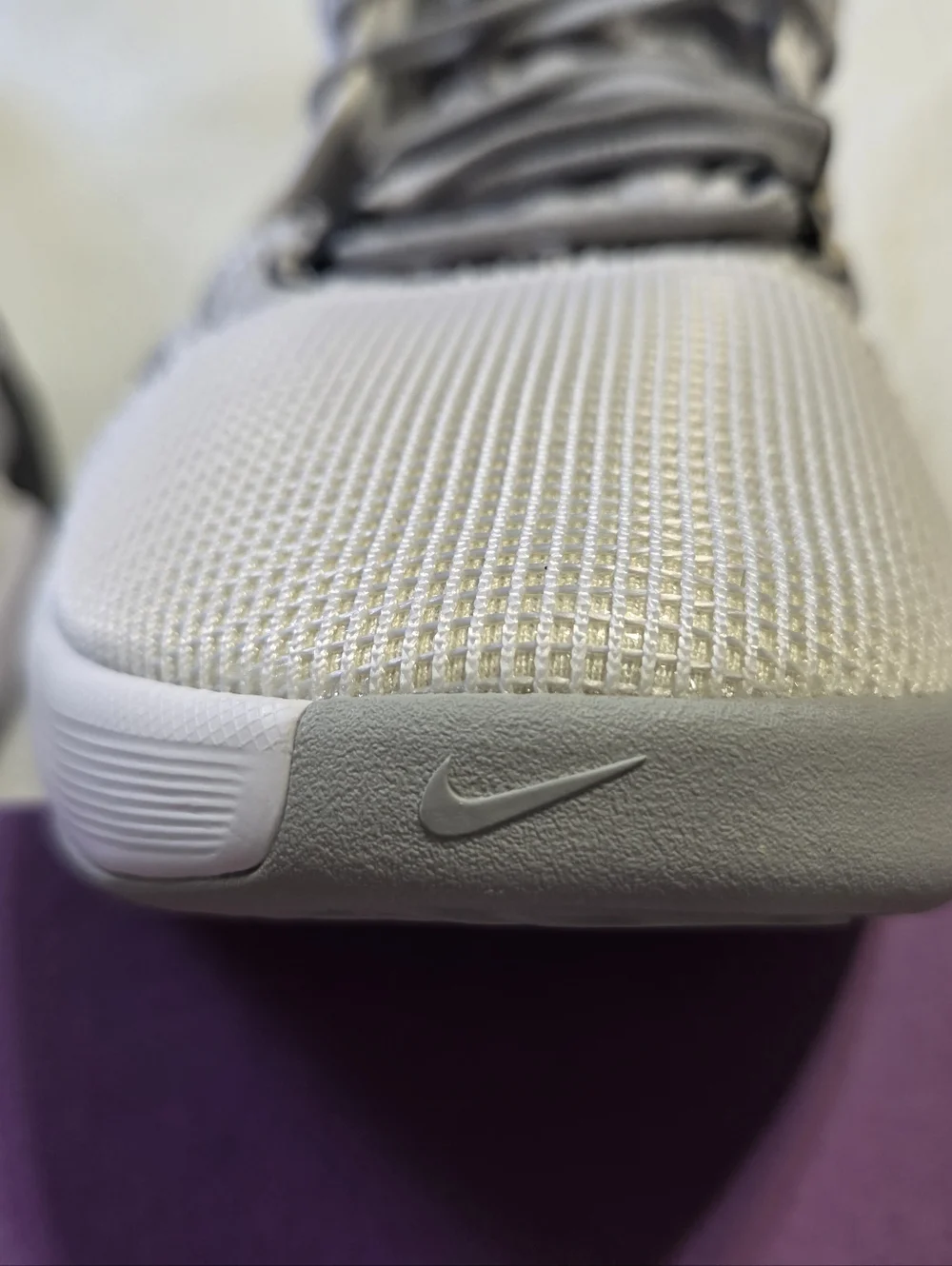 Nike Lebron Witness VIII Lion Crests Light Gray Sneakers 7 Men Or 8.5 Women. NEW